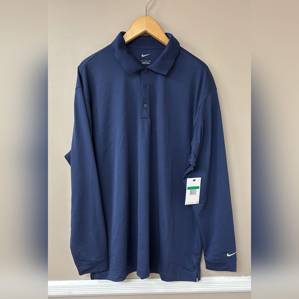 Nike Men's Blue Polo Shirt